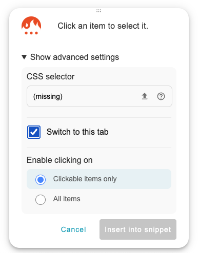 Site Tab Strip