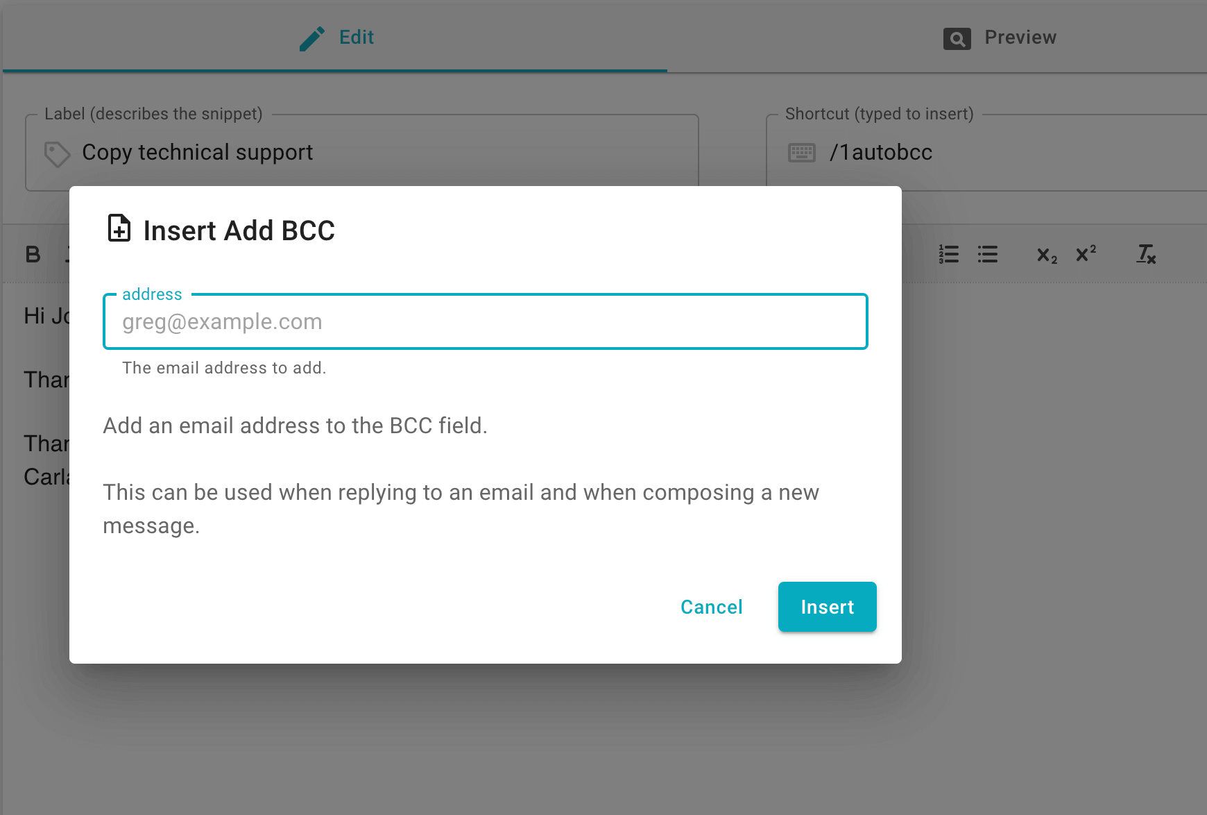 how to auto bcc gmail step 3
