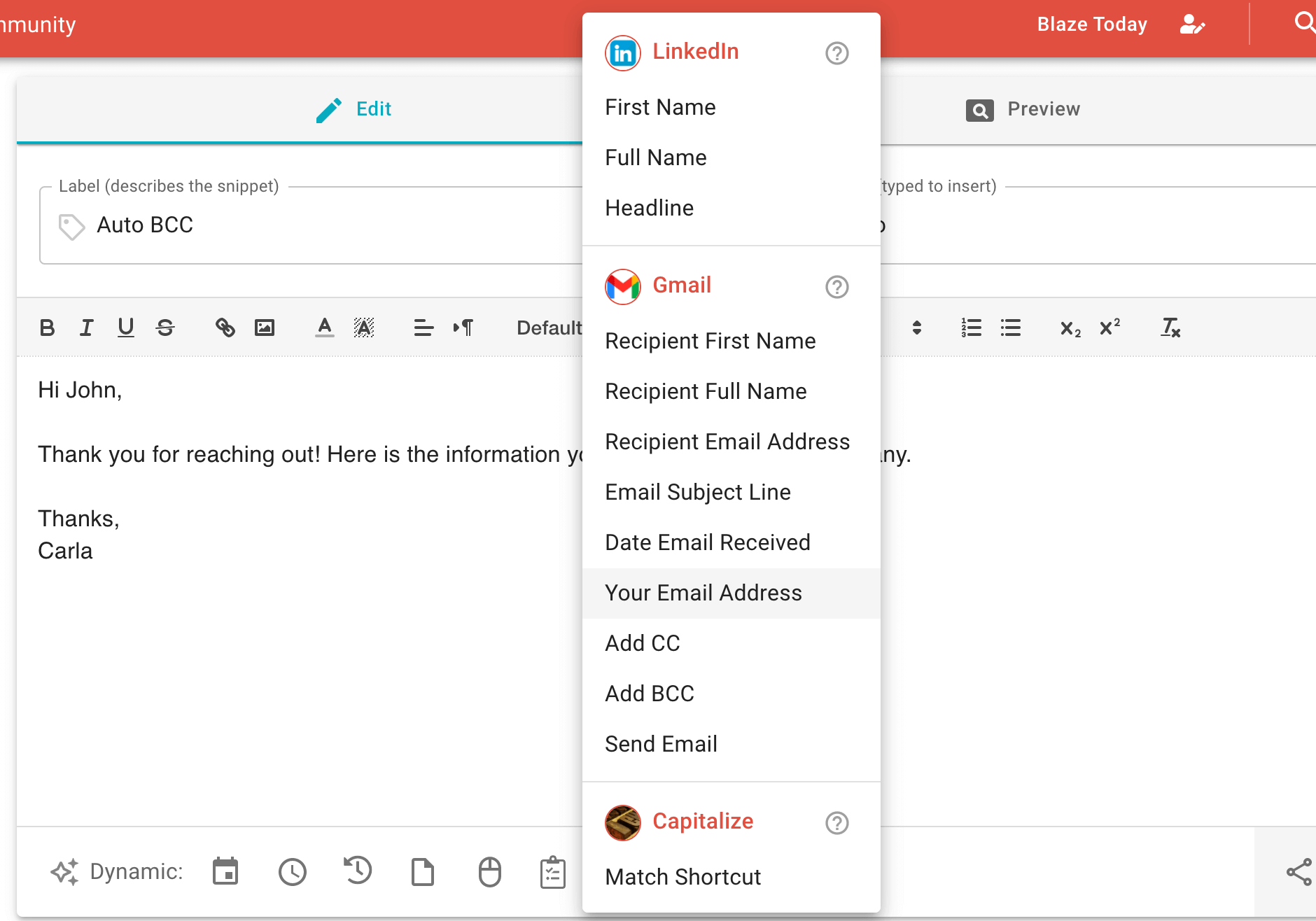 how to auto bcc gmail step 2