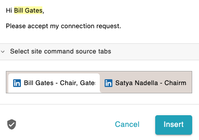Site Tab Strip